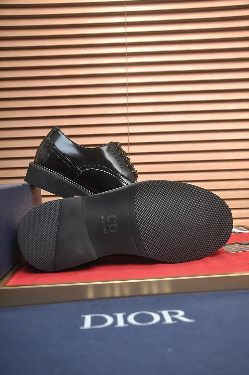 Men's shoes 💰680💶[Dior] (water-dyed cowhide lining) Dior original 1:1 high-quality factory, imported original materials, imported raw cowhide, water-dyed cowhide lining, original TPU outsole, code number: 39-44 (38.45 custom-made)
